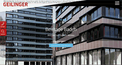 Desktop Screenshot of geilinger.ch
