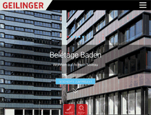 Tablet Screenshot of geilinger.ch